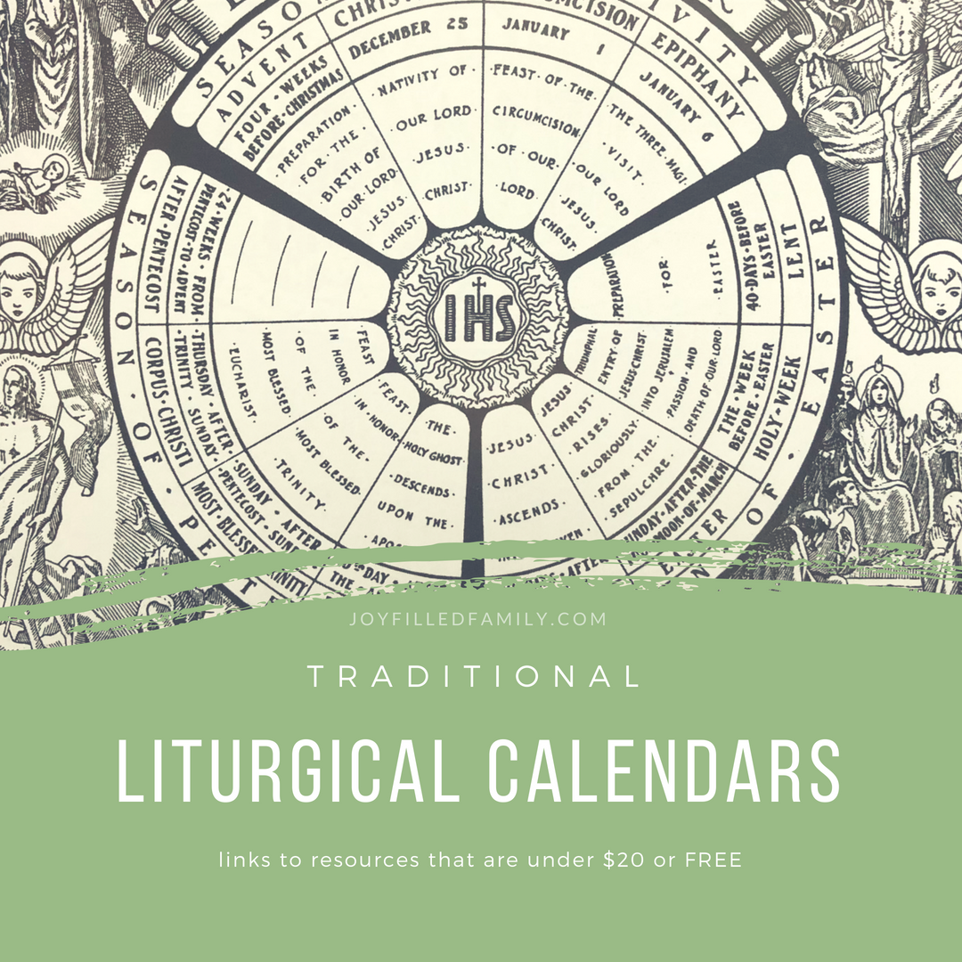 Traditional Catholic Calendars Free To Under 20