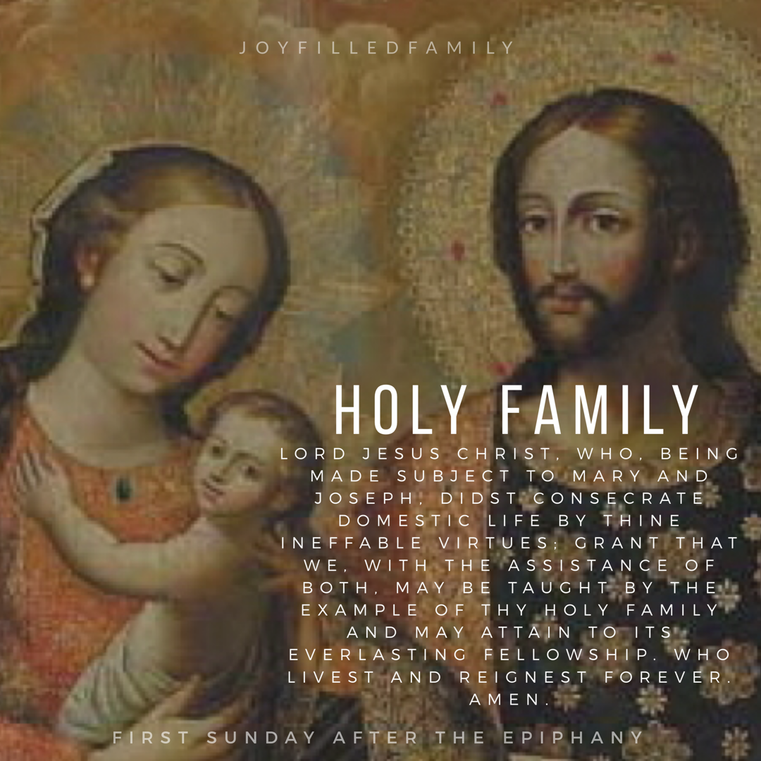The Feast of the Holy Family
