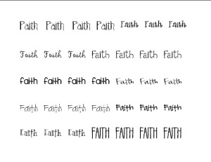 Faith Sheet