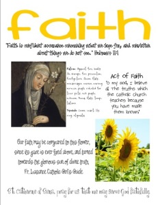 st catherine faith craft page