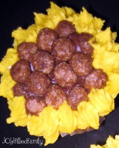 sunflower cupcake  JOY