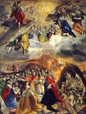 The Adoration of the Name of Jesus, by El Greco