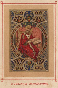 St. John Chrysostom Holy Card
