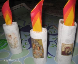 3 candles