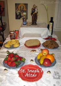 dad's st joseph's altar