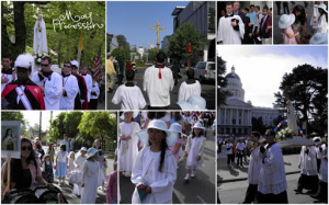 may procession collage
