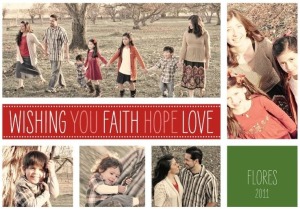Wishing you Faith Hope and Love FRONT