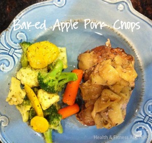 baked apple pork chops