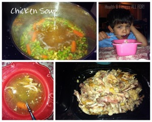 chicken soup collage