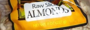 raw sliced almonds