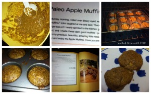 Paleo Apple Muffins collage