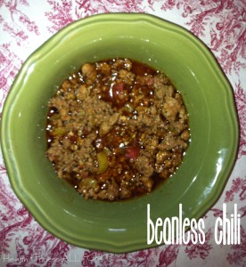 beanless chili