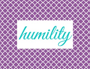 Virtue Group Signs - humility