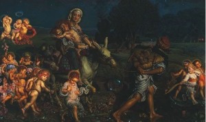 Triumph of the Innocents, by William Holman Hunt, 1883-4