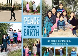 peace on earth JOYfilled family