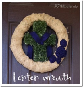Lenten Wreath close-up