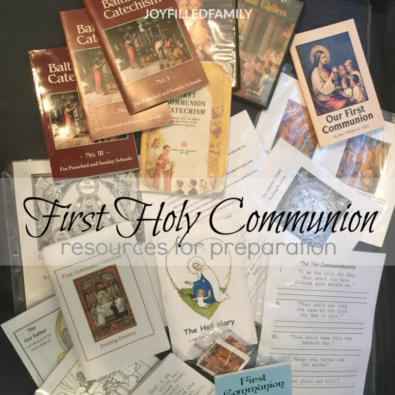 First Communion Resources