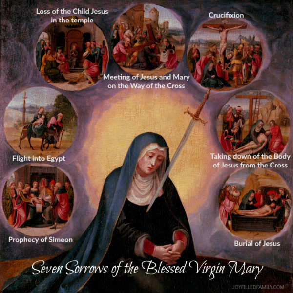 Passion Friday ~ Seven Sorrows of the Blessed Virgin Mary