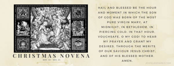 St. Andrew Christmas Novena Printables