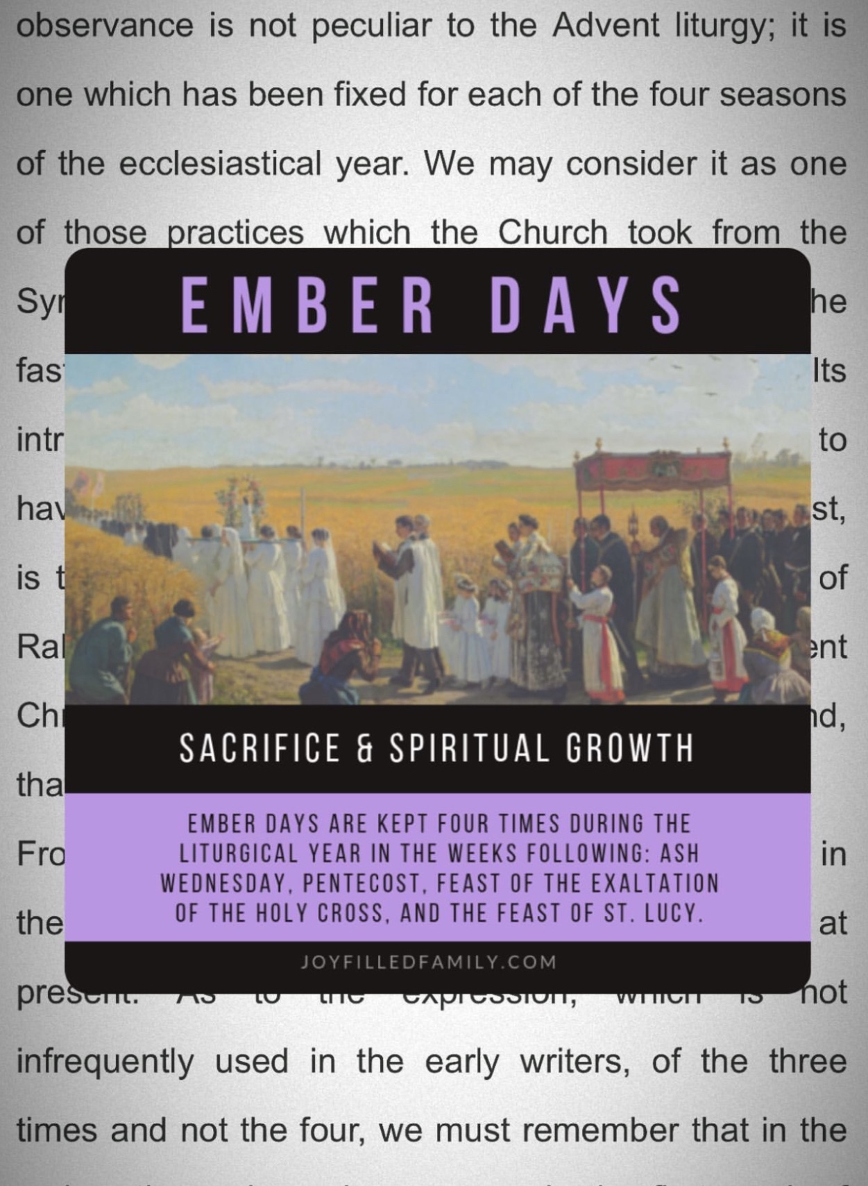 Ember Days of Advent